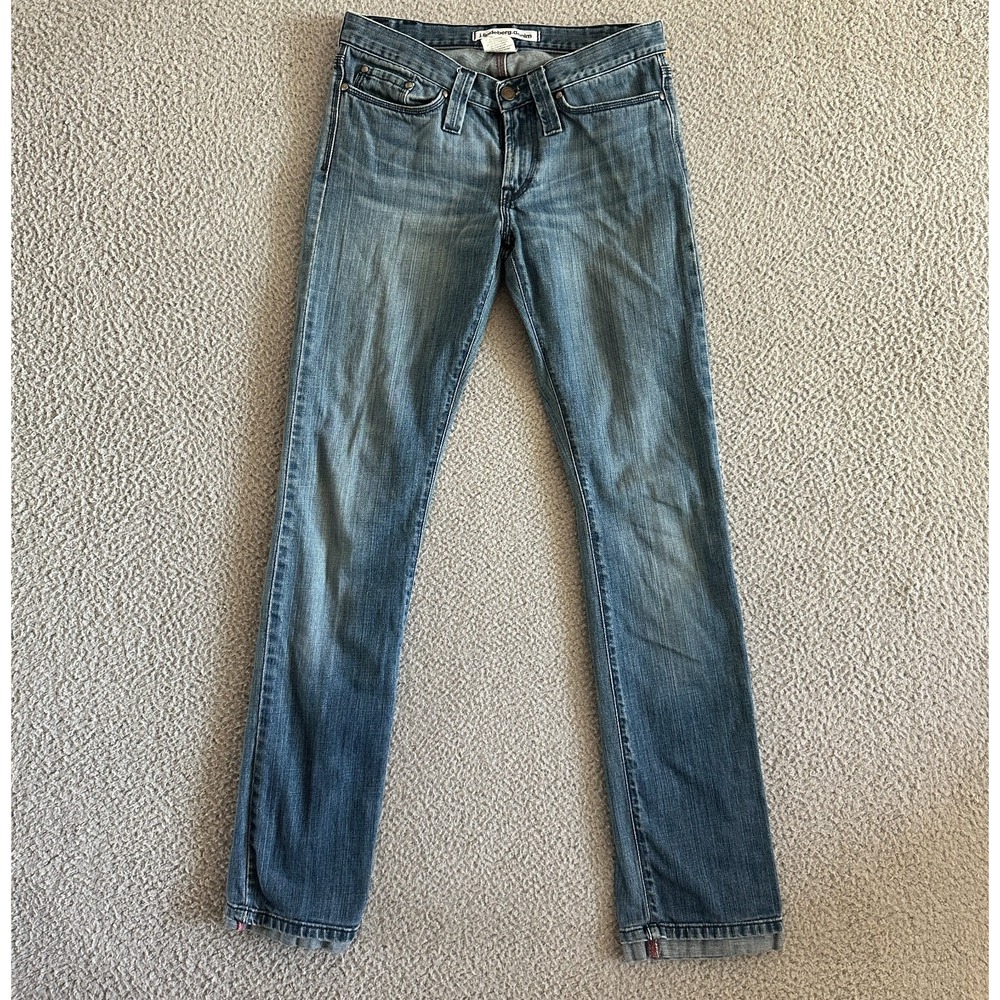 J Lindeberg Jeans 100% Cotton Denim Straight Medium Wash